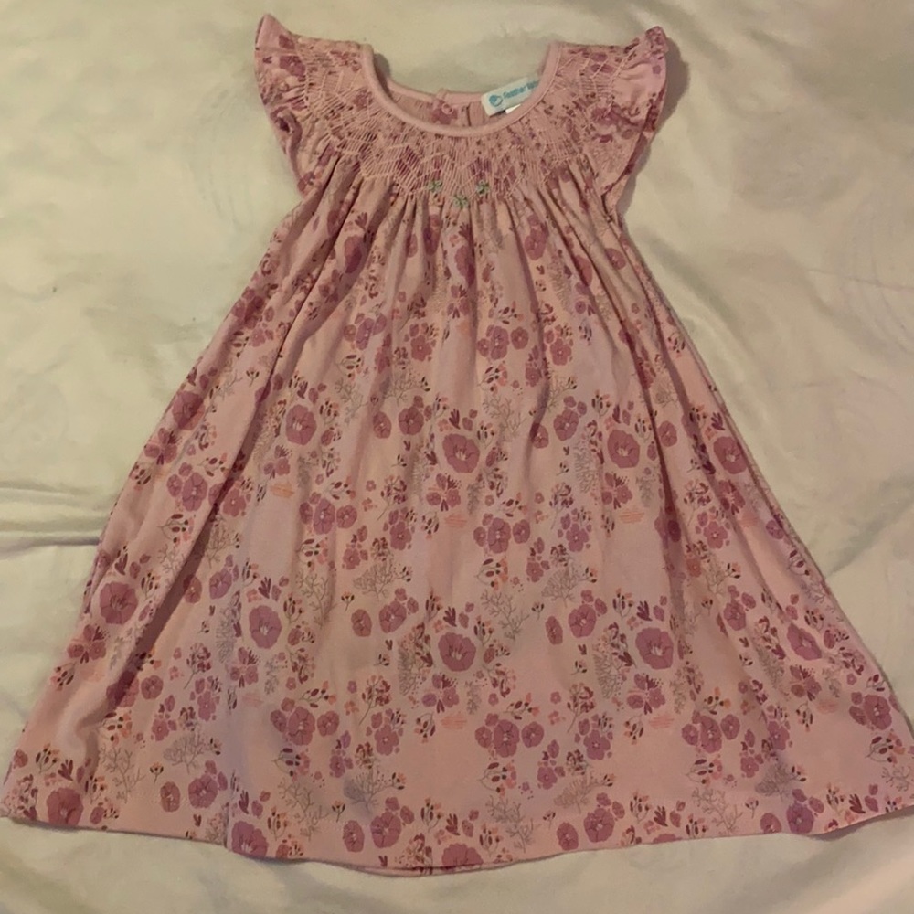 Floral Dress w/ Diaper Cover by Feather Baby; Never Been Worn